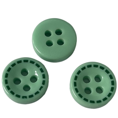 Silk Print Diy Resin Buttons 4 سوراخ 16L برای دوخت پیراهن بلوز