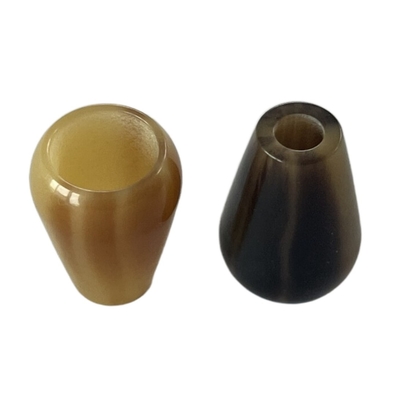 دکمه های انتهای طناب پلاستیکی فانتزی با جلوه شاخ، اندازه و رنگ سفارشی استفاده در مواد هودی DIY